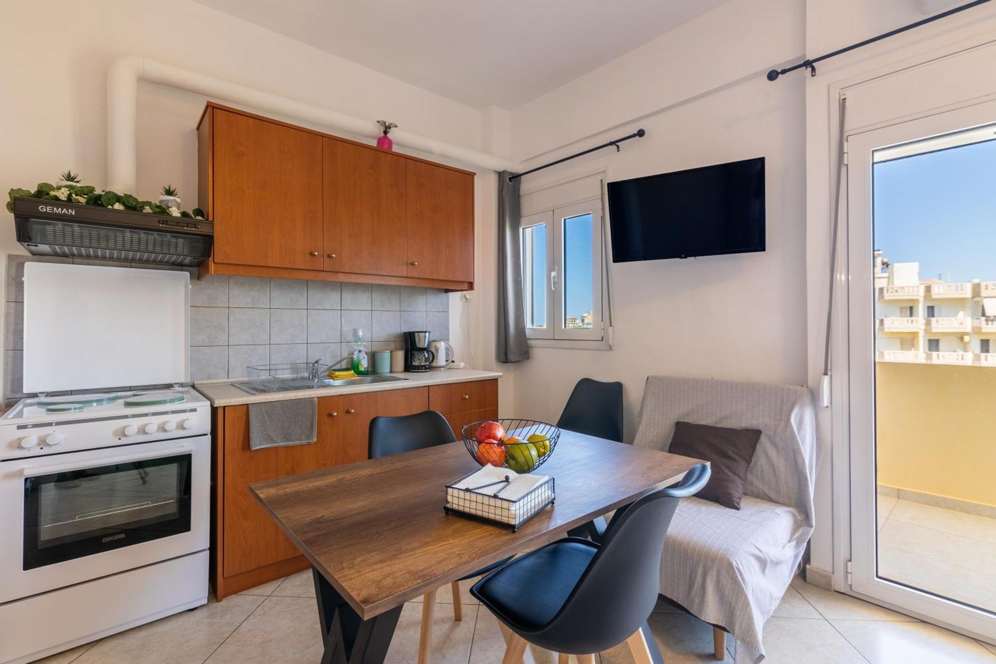 Studio On The Closest Beach To The City! Amoudara Lasithiou Zewnętrze zdjęcie